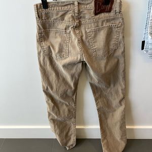 Citizen of humanity tan corduroy pants - Men’s 28